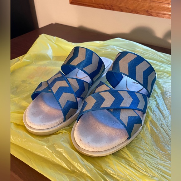 Miista Botega Blue Reflective Sandals GB3 EU36 US5.5 - Picture 2 of 9